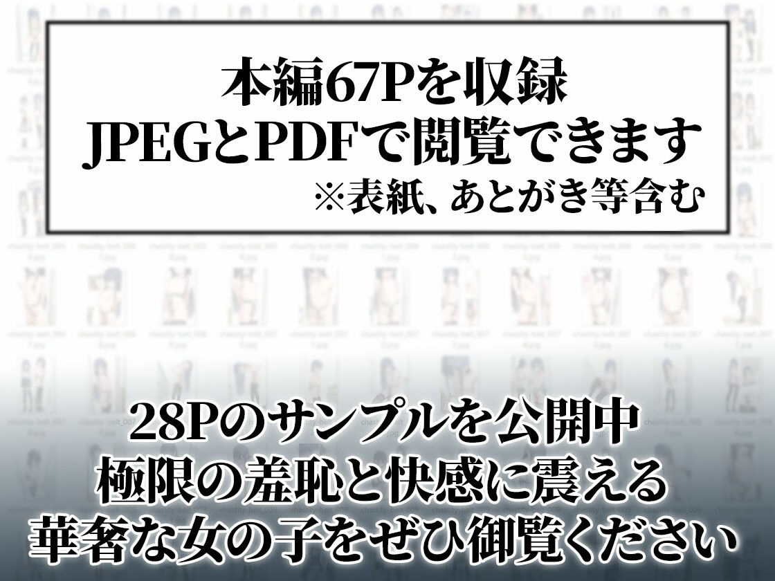 貞操帯初体験｜変態男に教育されるスレンダー女子学生 サンプル画像8