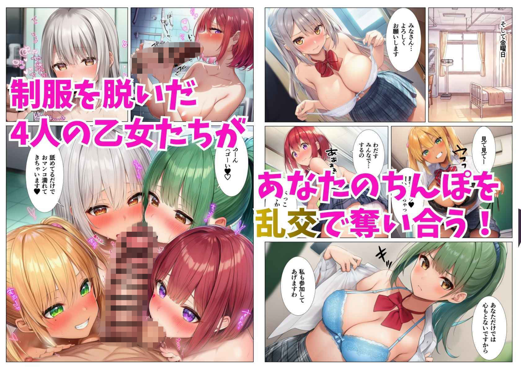 貞操逆転ハーレム！転生したら女子校の性担当教師だった件 サンプル画像9