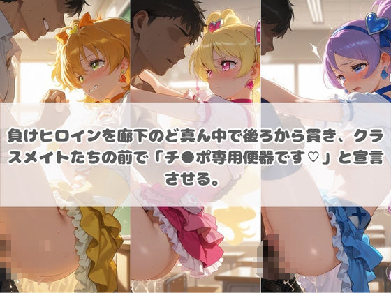 負けヒロインが敗北堕ちして俺のチ●ポ専用便器になった結果 プ〇キュア 4 サンプル画像1