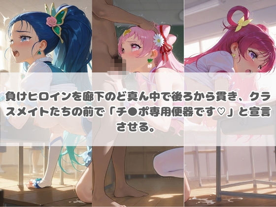 負けヒロインが敗北堕ちして俺のチ●ポ専用便器になった結果 プ〇キュア 2 サンプル画像1