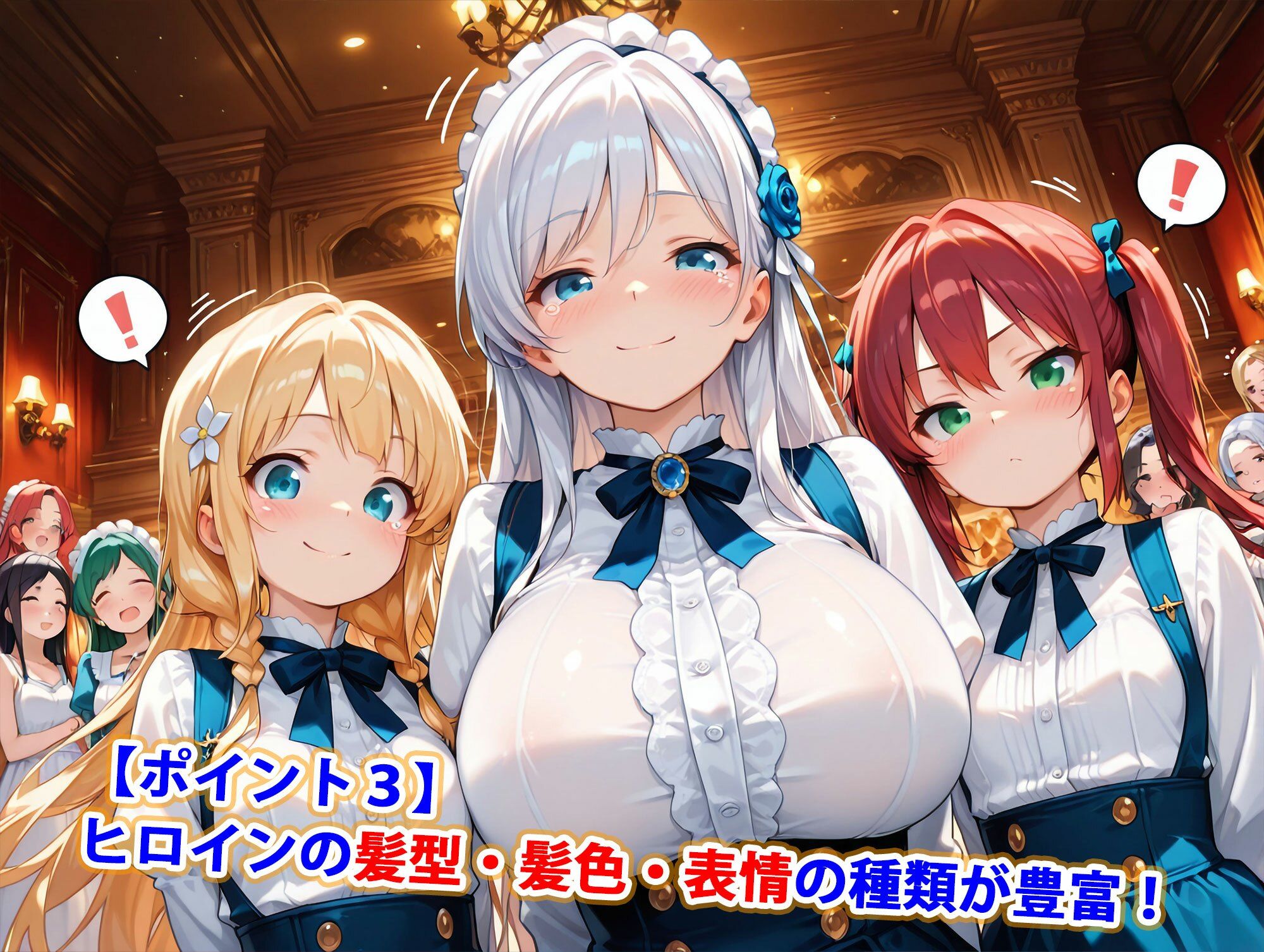 貴族令嬢ダンスパーティ乱交お見合い〜精液まみれイラマチオハードセックス婚〜（妊娠要素あり） サンプル画像4