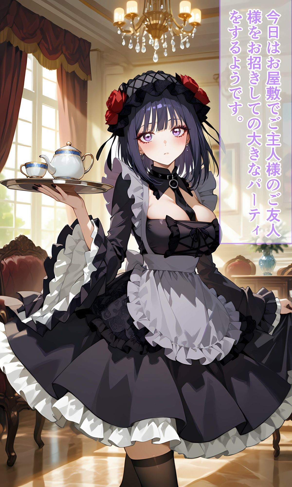 超ドMメイドしずくちゃんの一日  前編 サンプル画像1