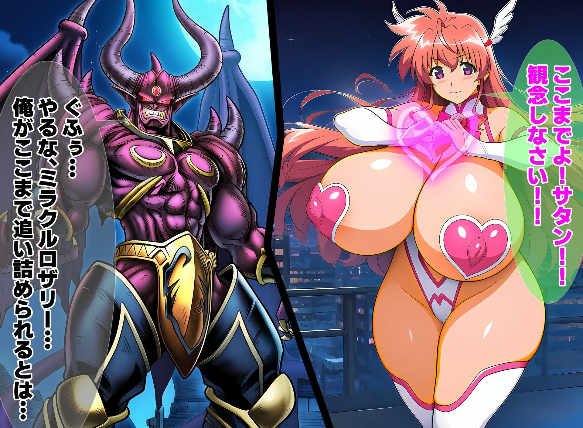 超乳天使ミラクル・ロザリー 聖戦士と白濁の誓い サンプル画像1
