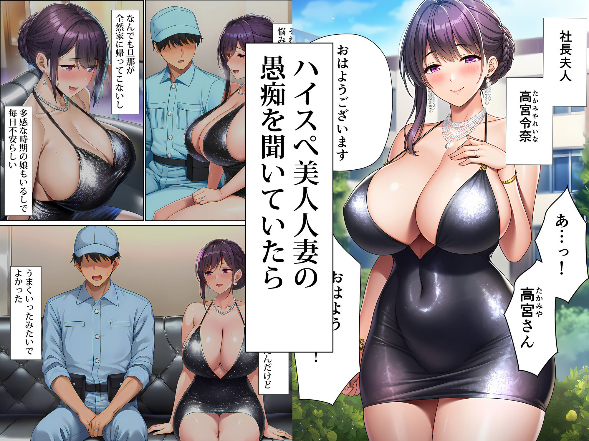 超高級マンション清掃員の俺、仕事ついでにハイスペ美人居住者たちの愚痴を聞いていたら完全合意の中出しハーレム生活を送ってしまう サンプル画像2