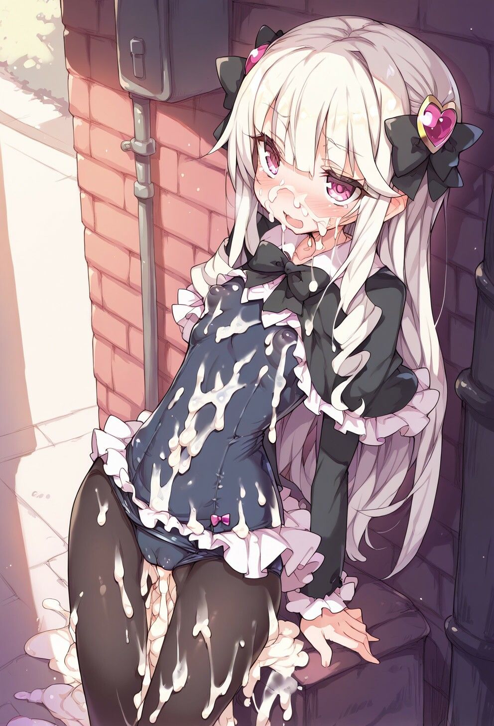 路地裏ぶっかけスク水魔法少女 サンプル画像2