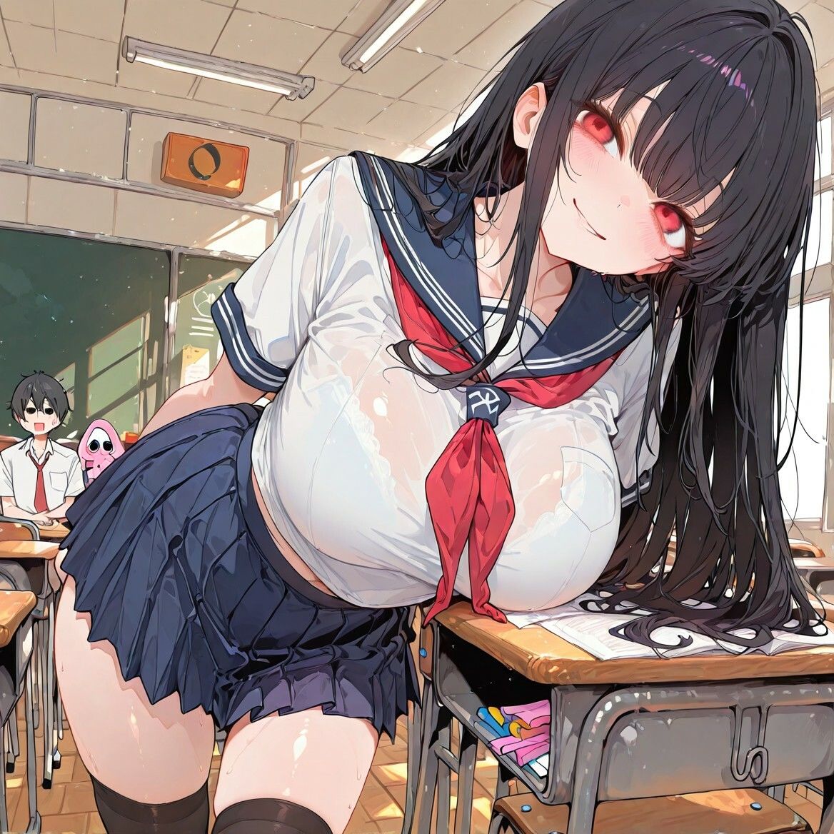 身だしなみチェックという名の性指導＃001 サンプル画像2