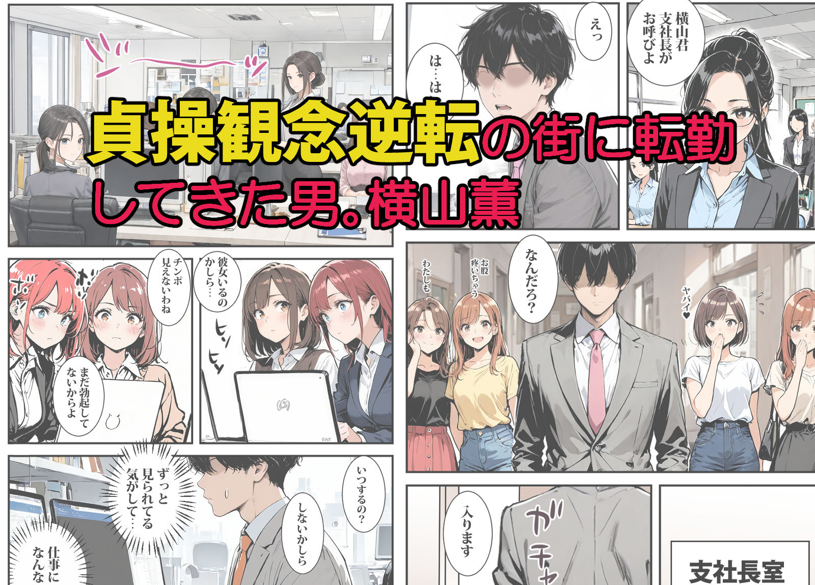 転勤した街は貞操観念逆転の街だった2 サンプル画像1