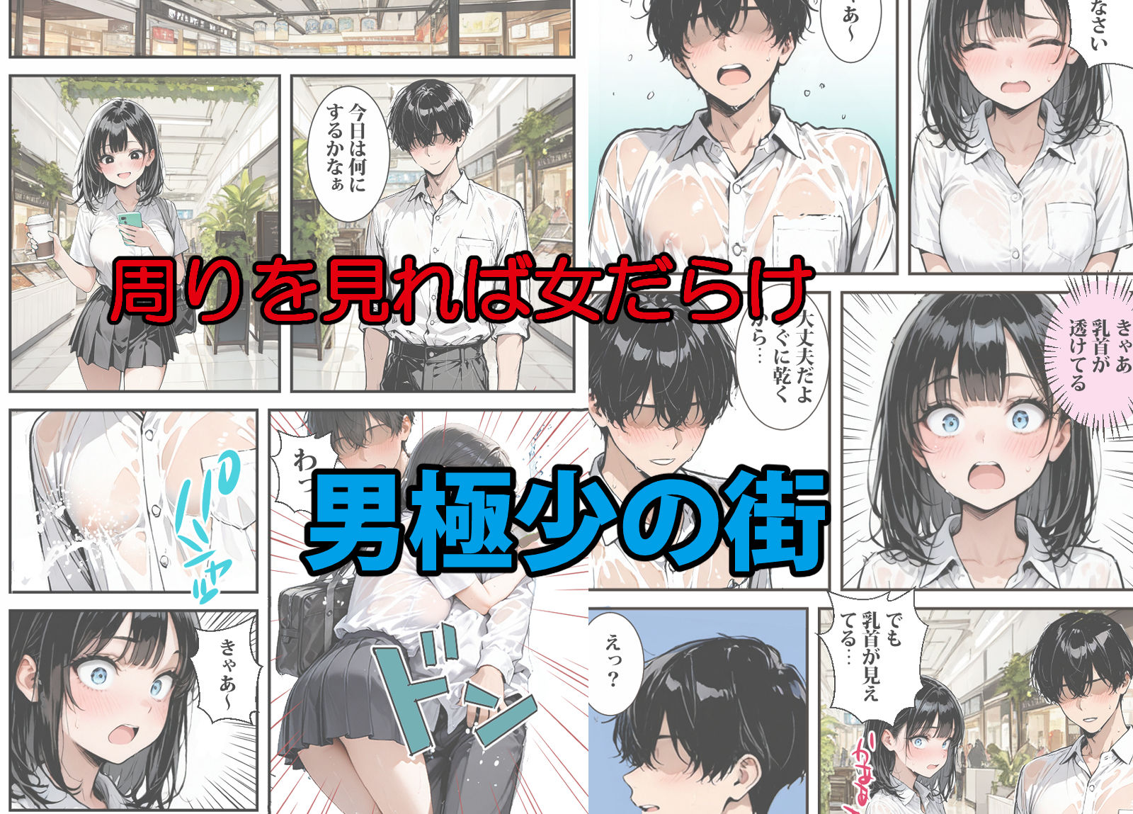 転勤した街は貞操観念逆転の街だった サンプル画像2