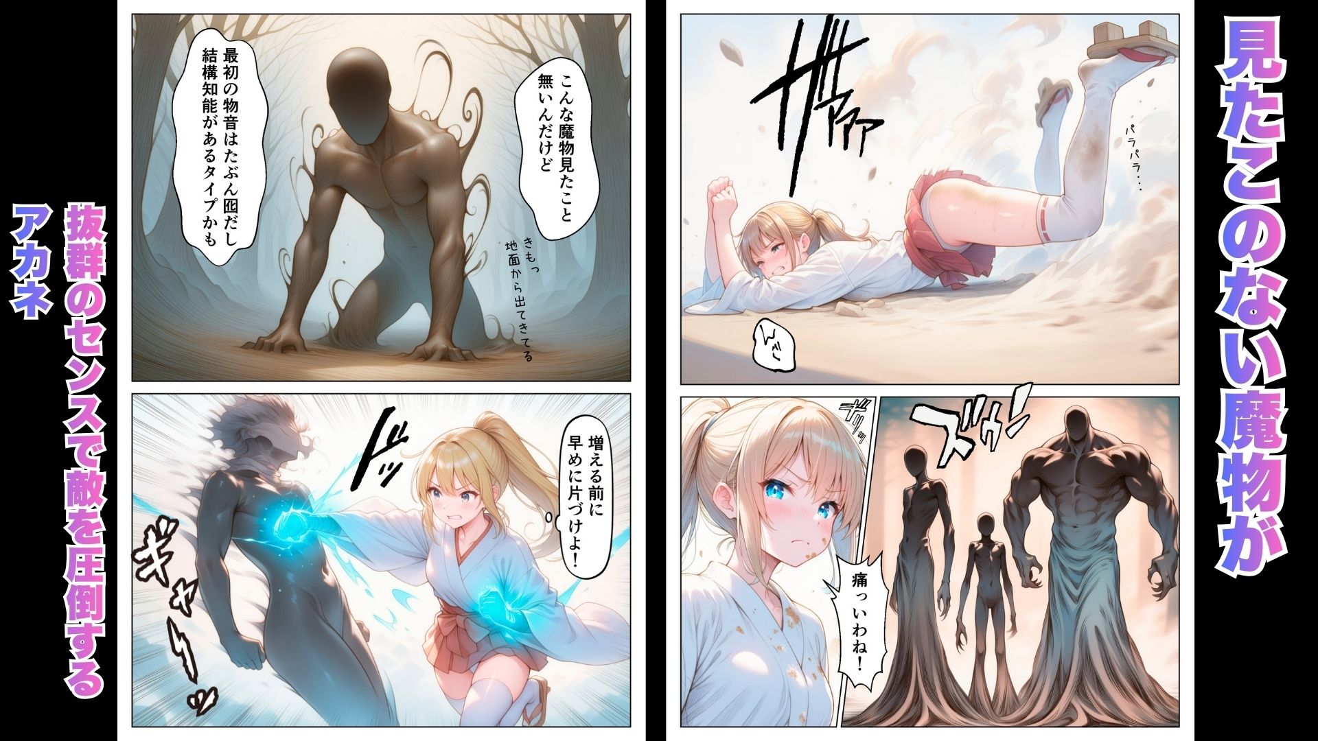 退魔巫女は敗北しました サンプル画像2