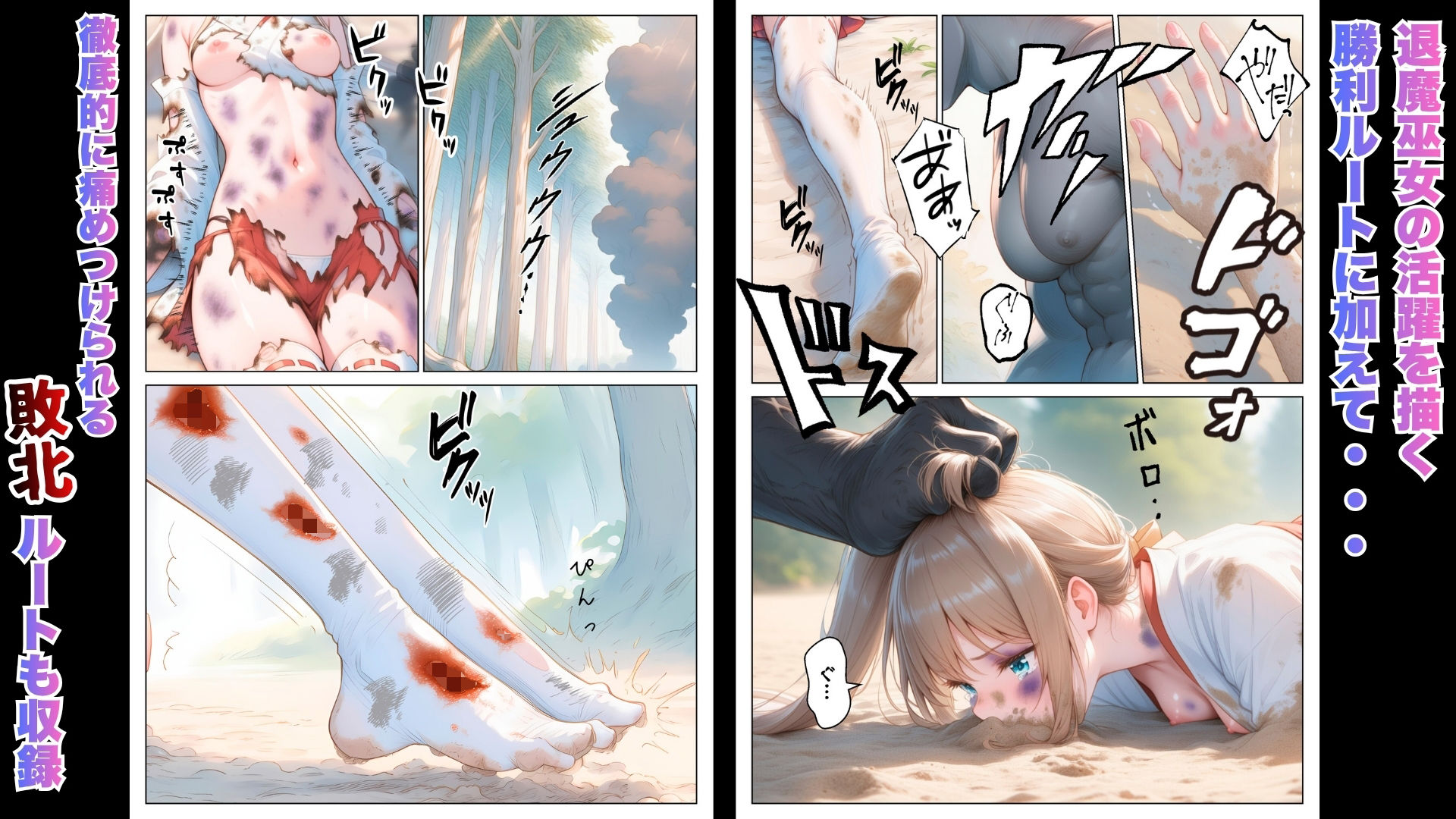 退魔巫女は敗北しました サンプル画像5