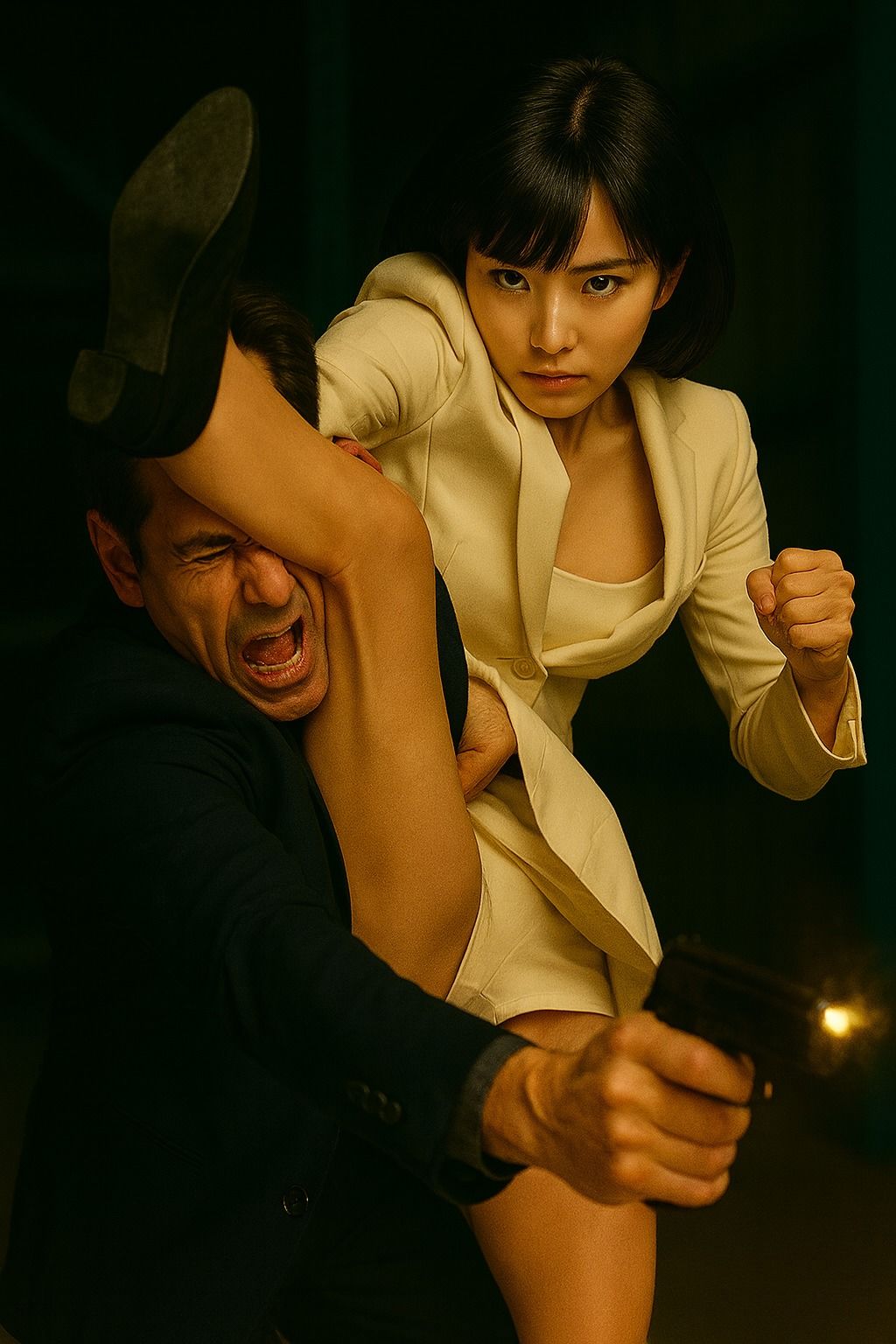 逆さ吊りの女刑事:相原美咲の屈辱と反撃 ―新宿闇オークション壊滅作戦― サンプル画像1