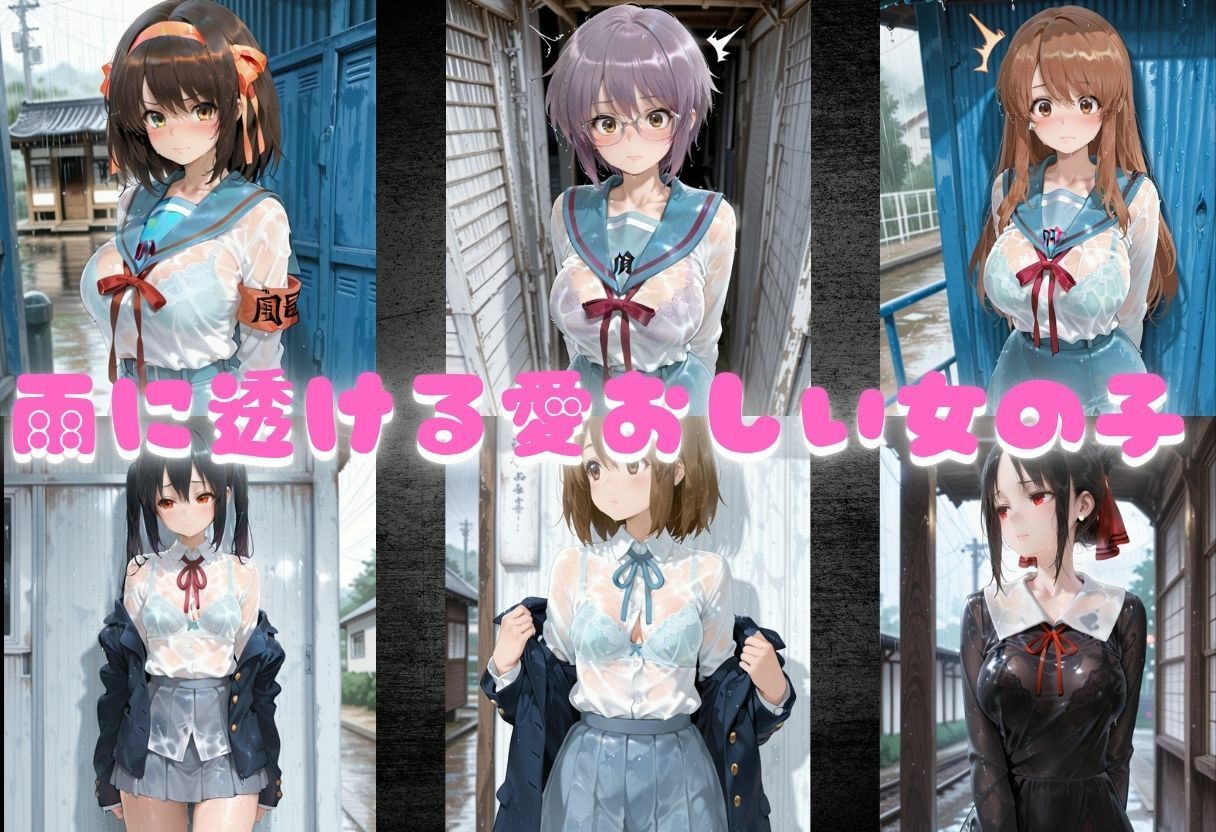 透け服女の子  雨の日の誘惑 サンプル画像9