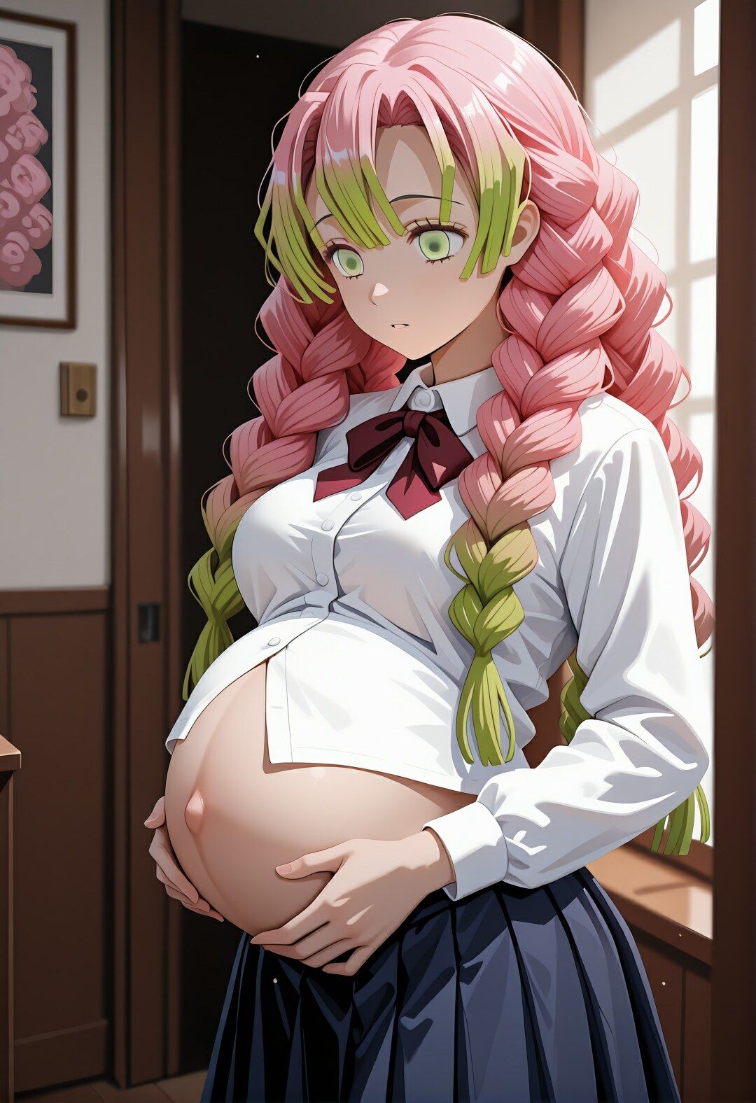 透視眼鏡に恋の呼吸を晒され、抑えきれぬ興奮で孕み堕ちる図書館完全凌●録 サンプル画像8