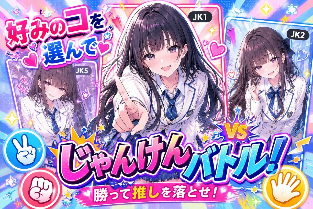 通勤電車じゃんけんバトルVOL.1 サンプル画像1