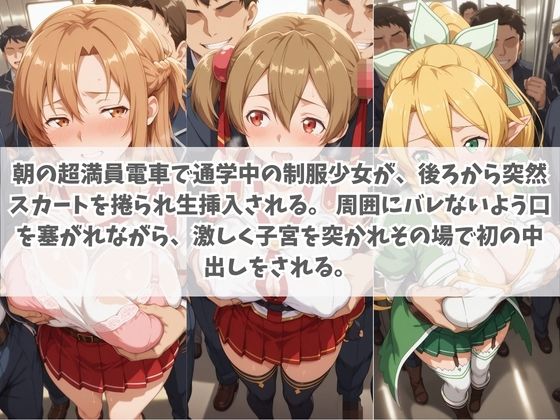 通学電車から始まる拉致種付け調教 S〇O サンプル画像2