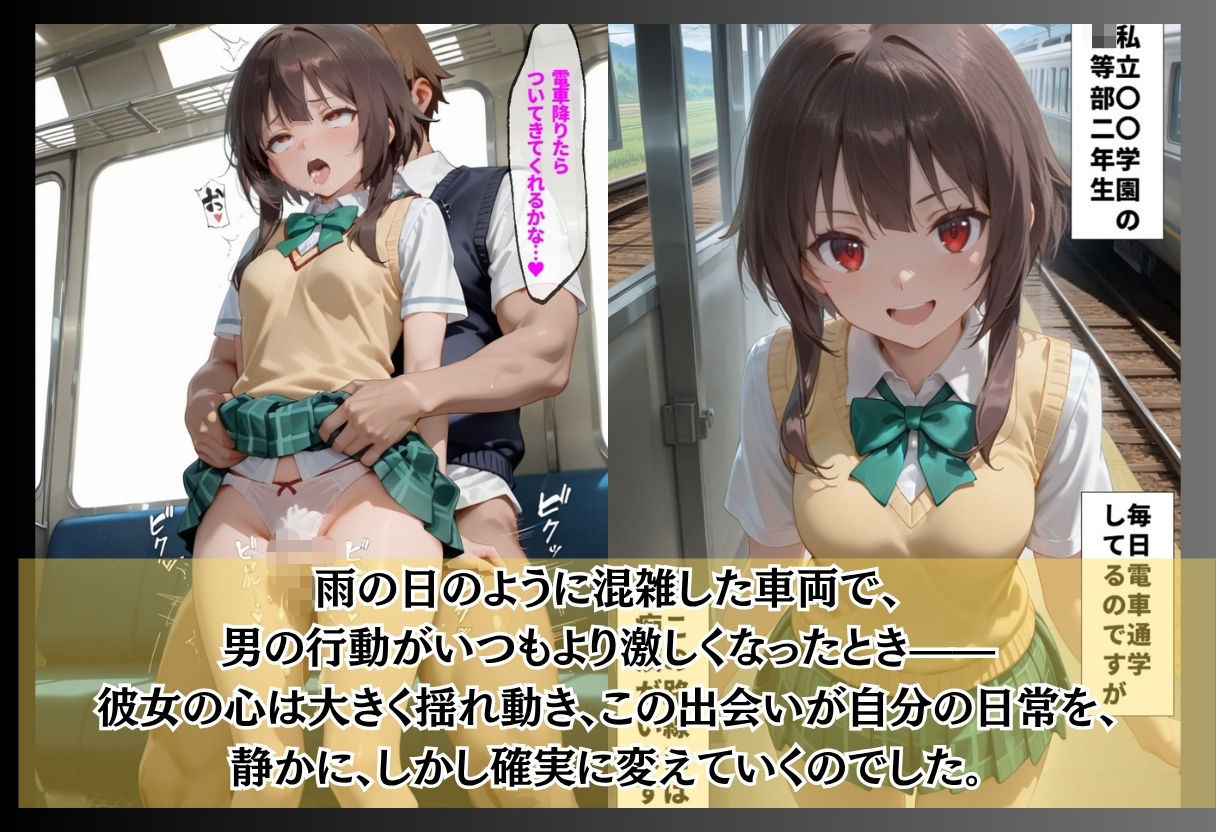 通学電車の痴●が日常になったJK/初めて部屋に招いた無口な彼女/大金のために始めた「なんでもアリ」  普通だった女の子が変わっていく瞬間3本 サンプル画像3