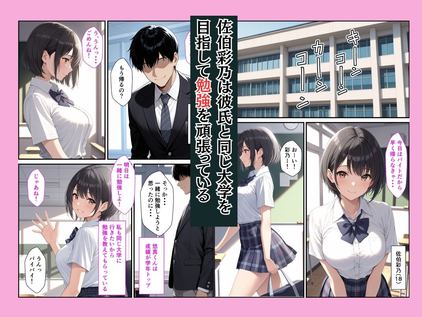 進路のために純情な女子校生が担任教師の女になって完堕ちするまで サンプル画像1