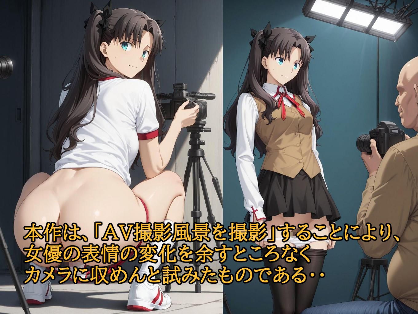 遠〇凛AV撮影風景 サンプル画像1