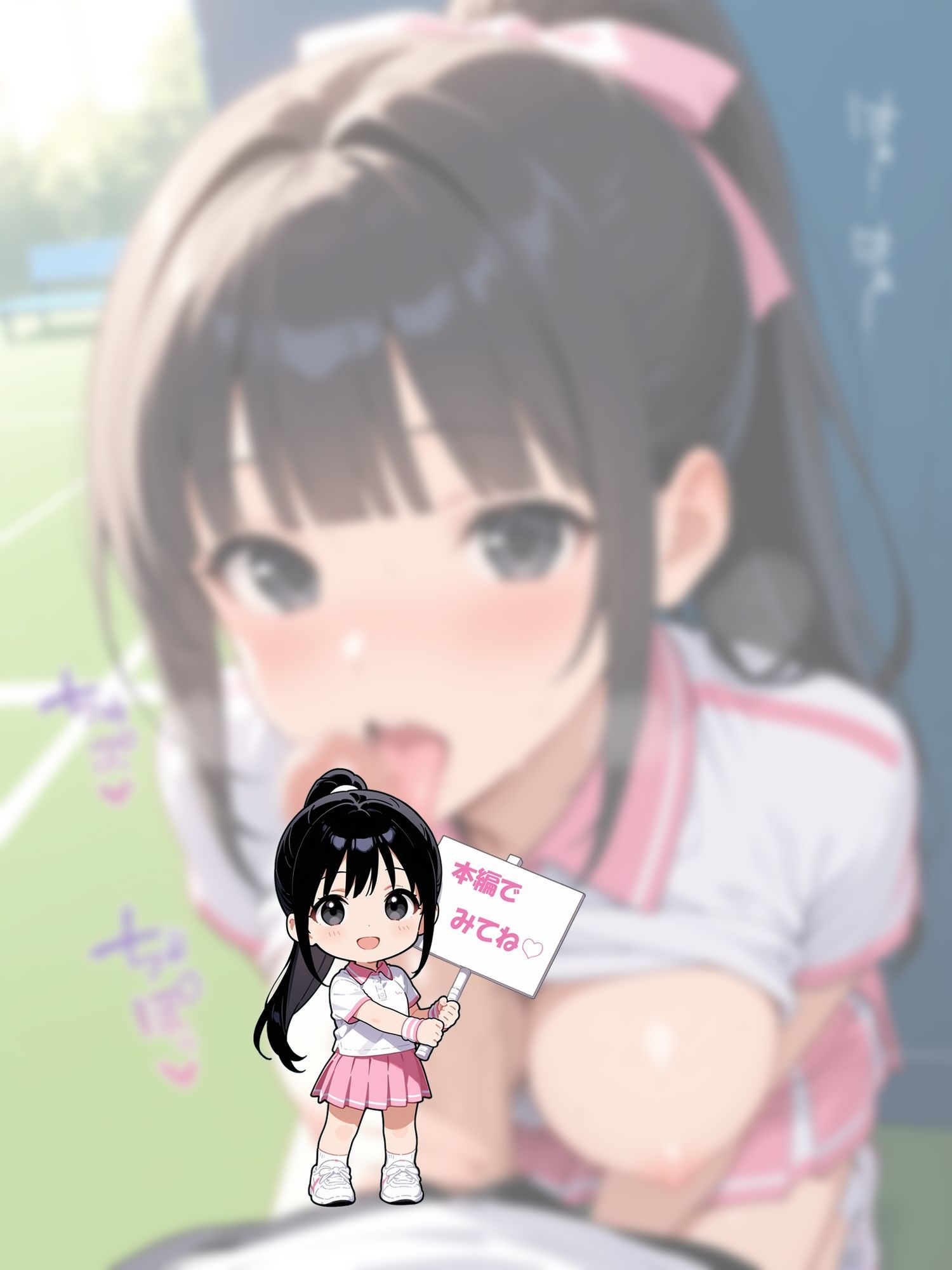 部活中なのにイケナイことをするテニス部の先輩 サンプル画像8