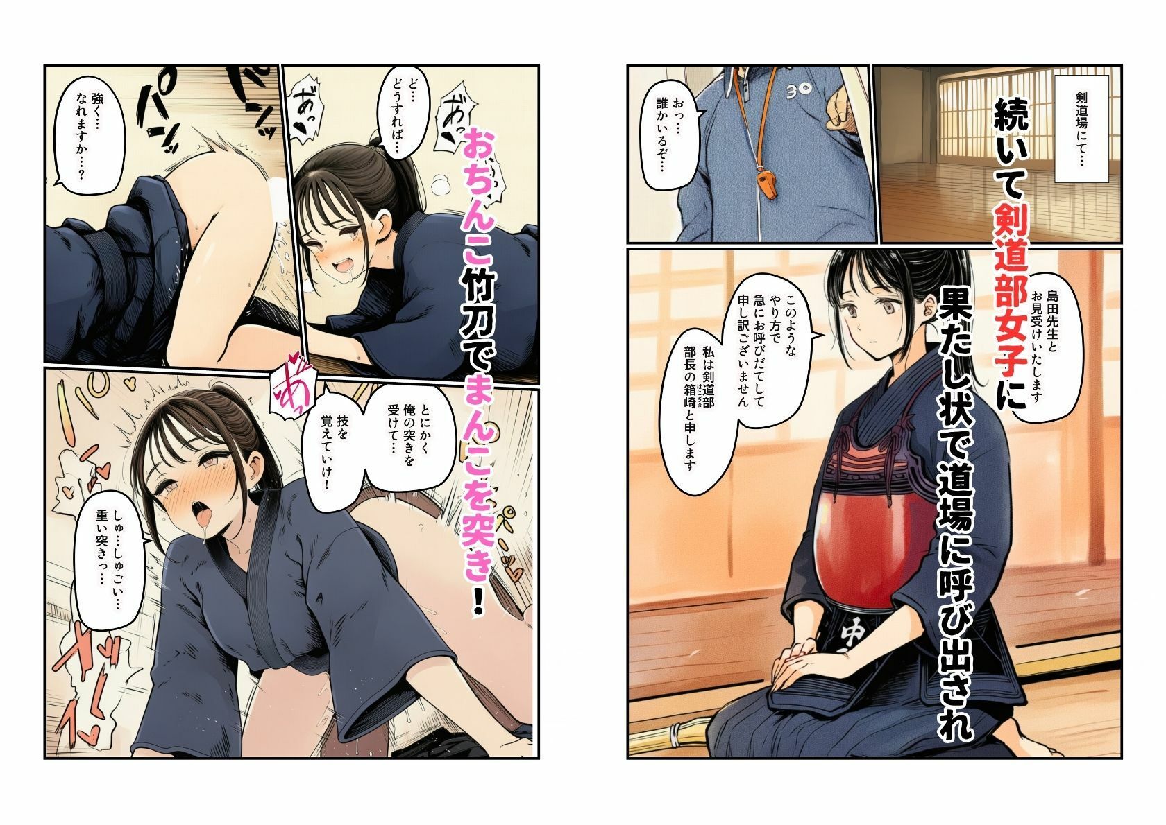 部活女子が顧問争奪  エロアスリートたちとのハーレムセックス サンプル画像3