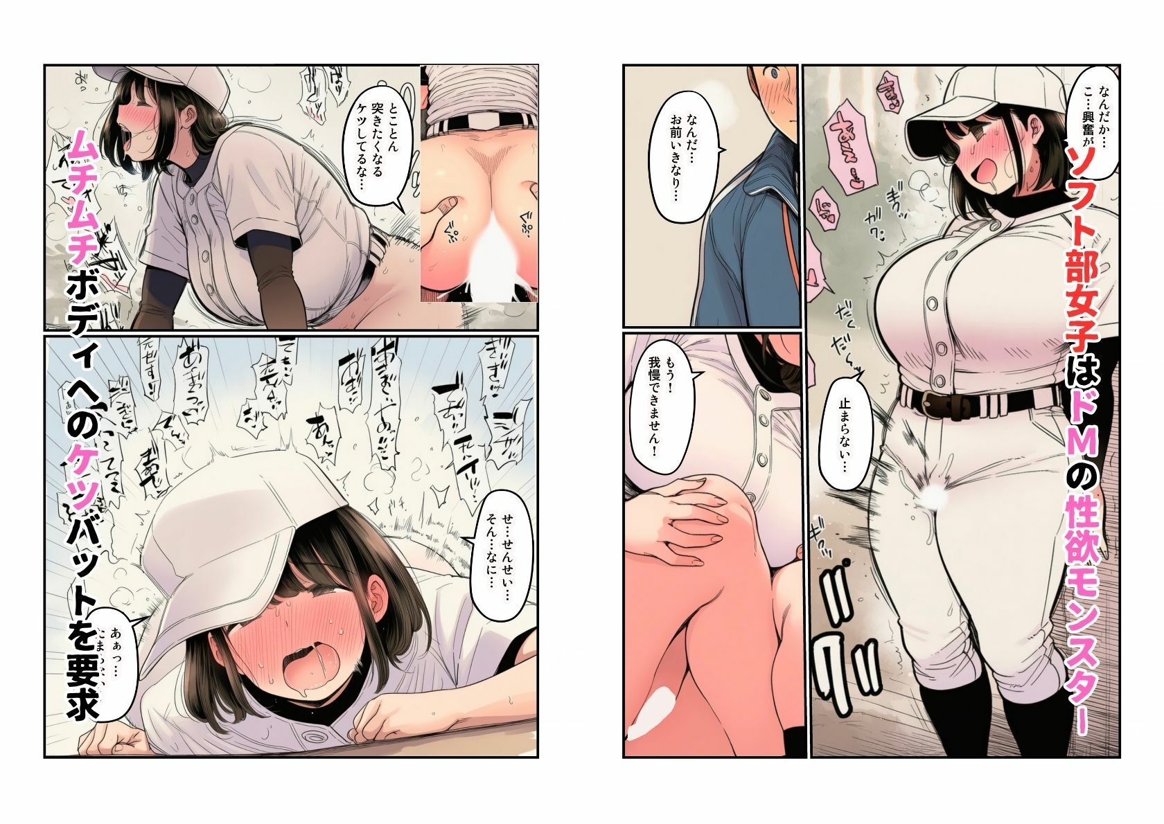 部活女子が顧問争奪  エロアスリートたちとのハーレムセックス サンプル画像6