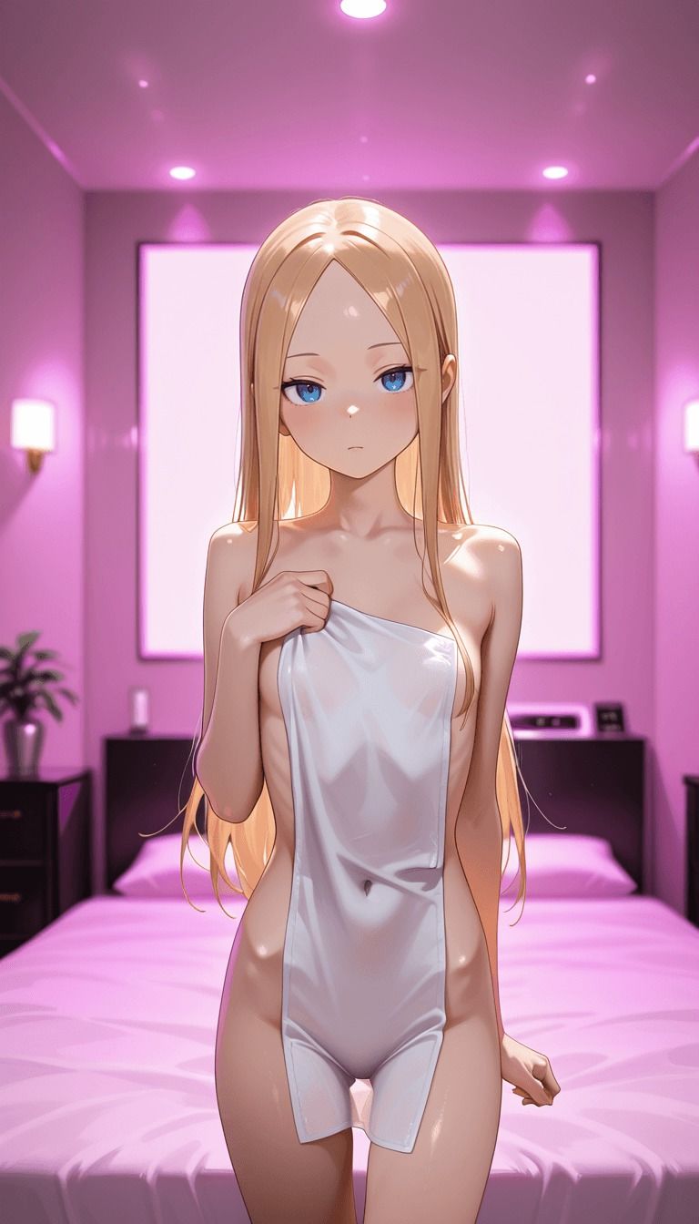 金髪おでこの女の子 サンプル画像2