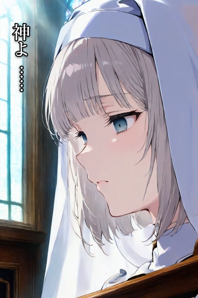 銀髪聖女  穢された純潔の祭儀 サンプル画像1