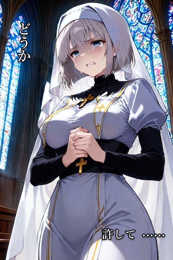 銀髪聖女  穢された純潔の祭儀 サンプル画像2