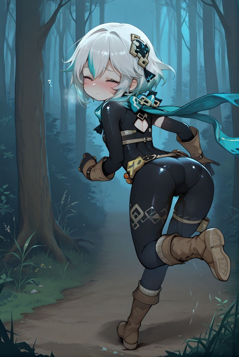 闇夜に潜む粗相 サンプル画像2