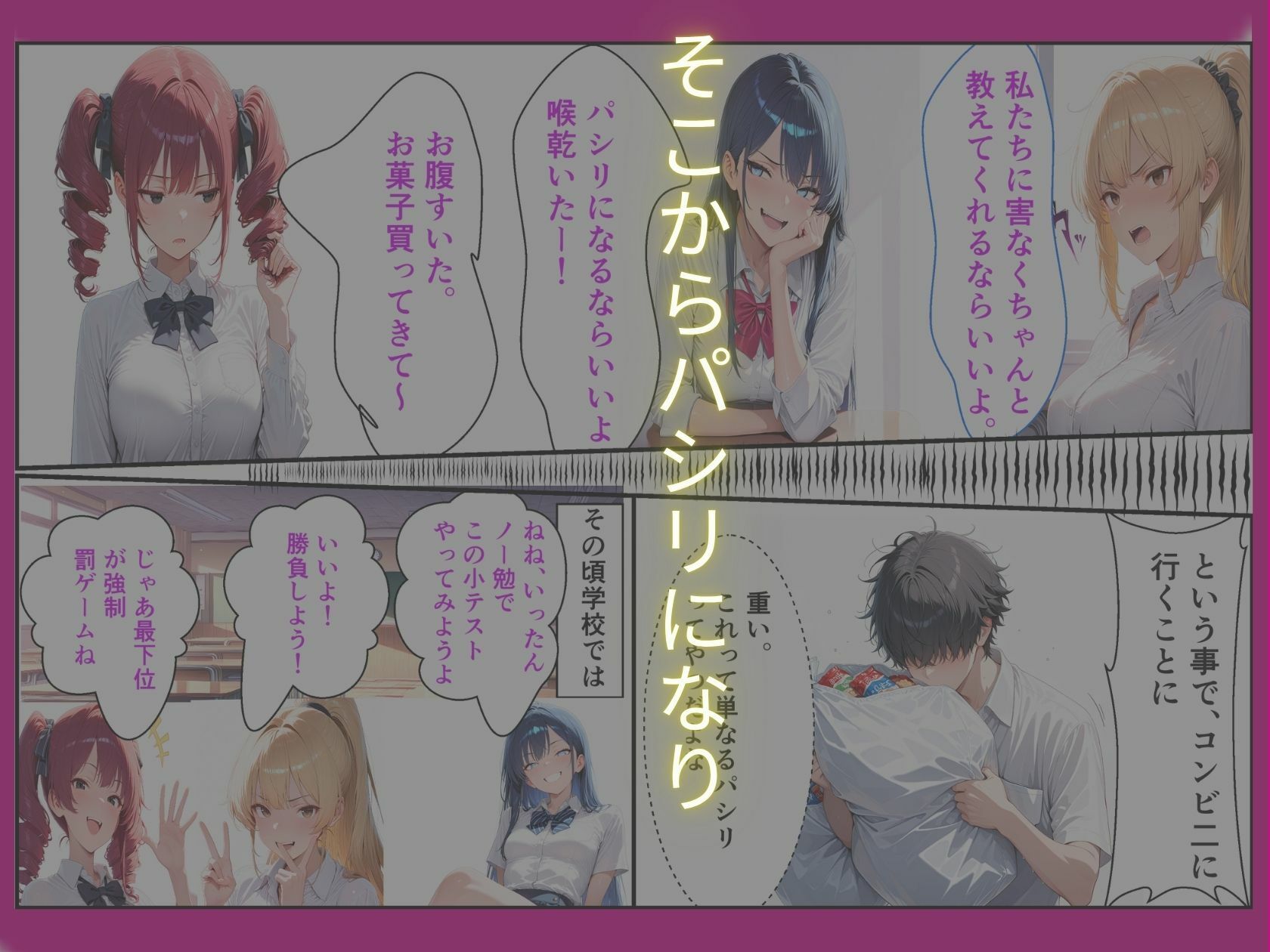陰キャな俺一軍ギャルの罰ゲームで童貞卒業 サンプル画像4