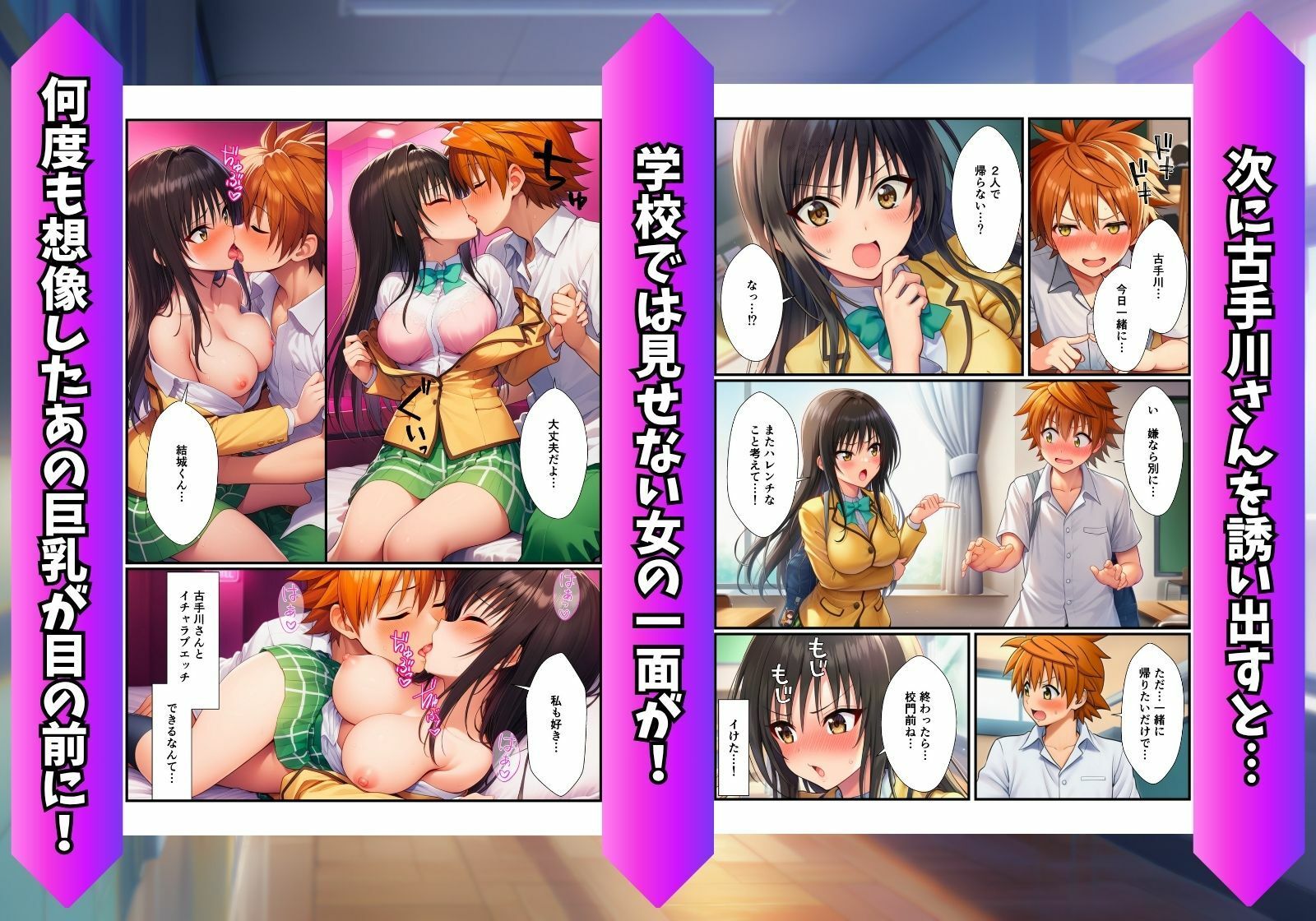 陰キャの俺がリトに憑依！トラブル娘とイチャラブ孕ませ放題！ サンプル画像4
