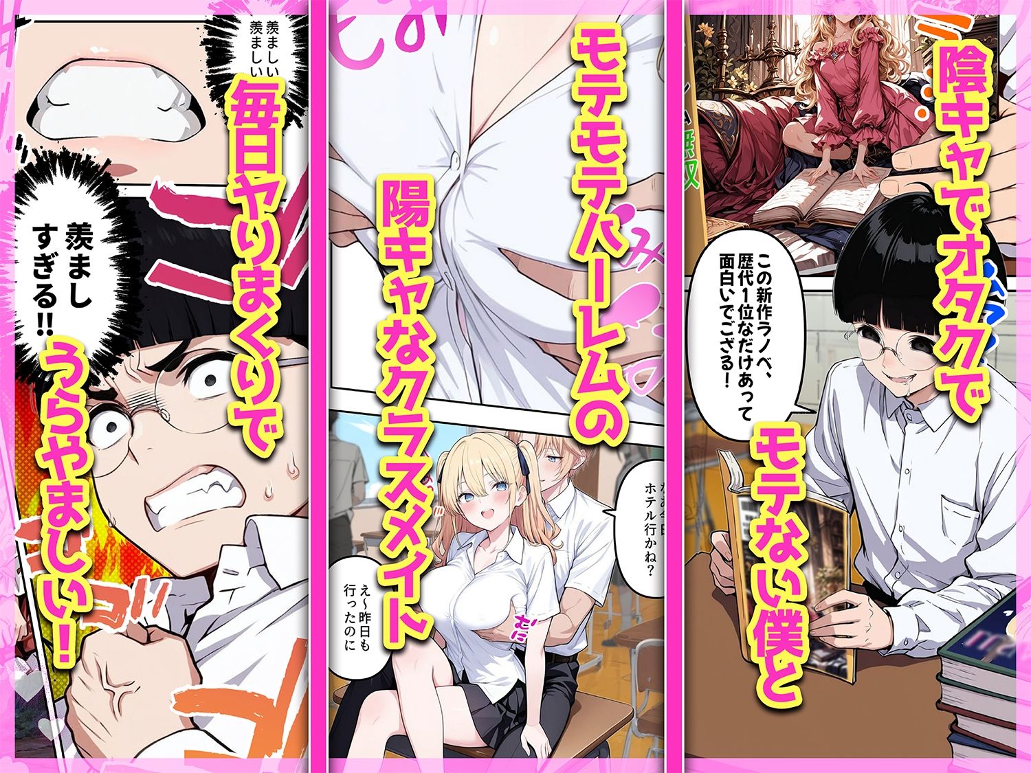 陰キャヲタクであればあるほど！モテる世界で僕はヤリチンになりました サンプル画像1