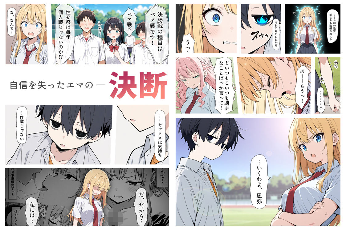 陰キャ転校生はセックス最強 – クラス代表の座を奪われた私 – サンプル画像7