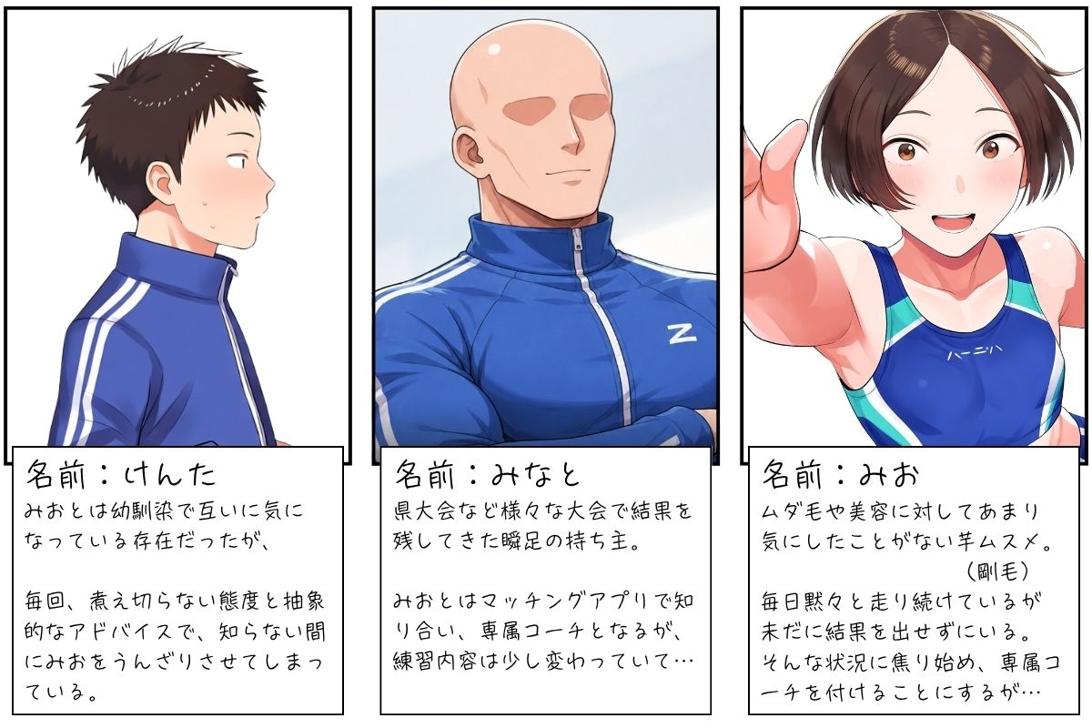 陸上部で1番地味な芋ムスメがコーチの個人レッスンで孕むまで サンプル画像1