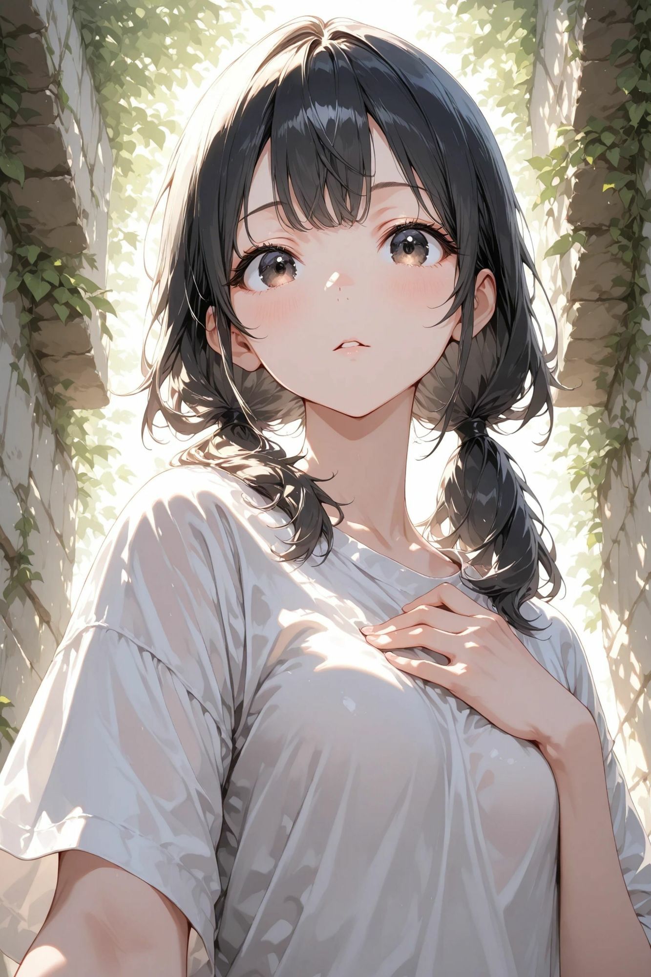 陽菜 – 白い壁 – 【ヌード集】 サンプル画像1