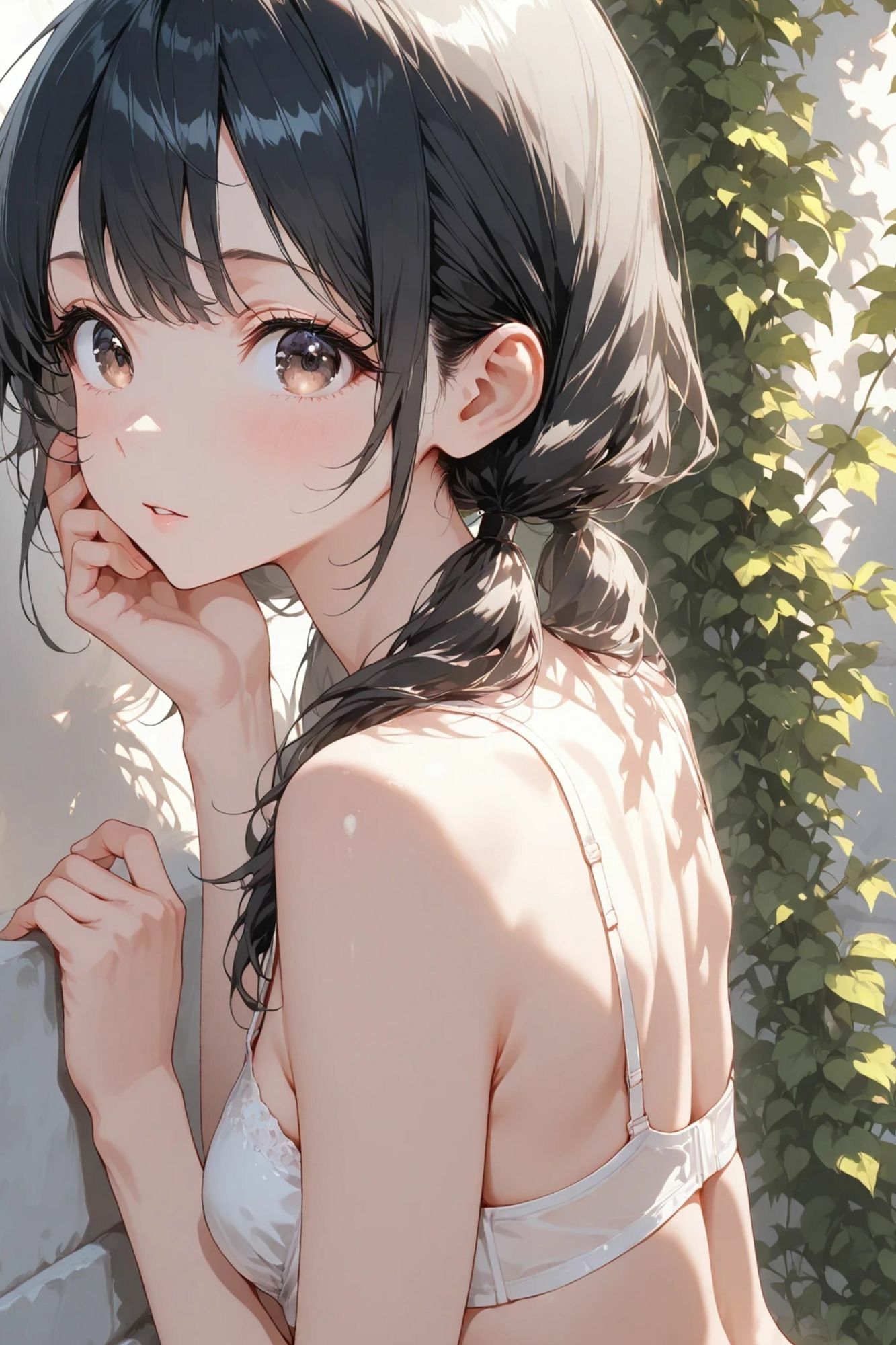 陽菜 – 白い壁 – 【ヌード集】 サンプル画像5