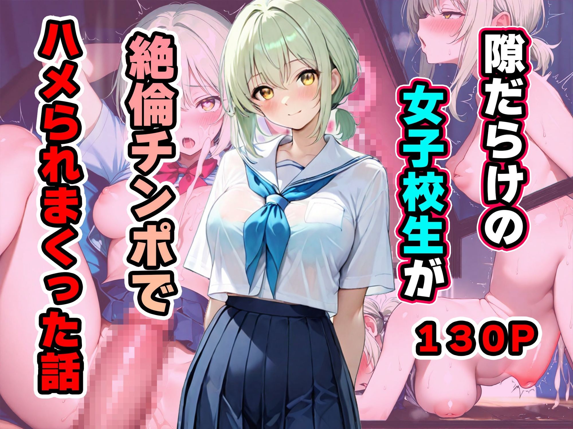 隙だらけの女子校生が絶倫チンポでハメられまくった話 サンプル画像1