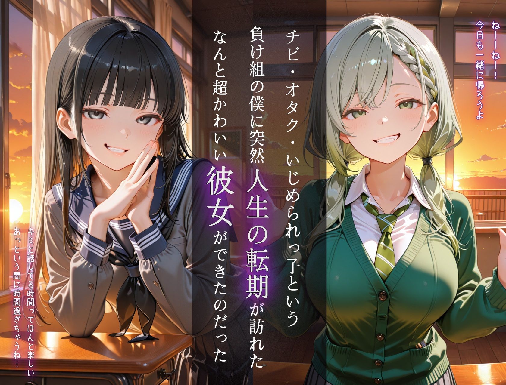 隠れドSのJKオタク彼女に性癖歪められて搾精されまくった話 サンプル画像1