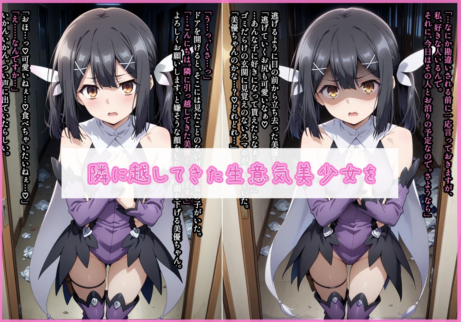 隣に越してきた○○ちゃんを催●アプリで僕のオナペットにして好き放題する話 サンプル画像1