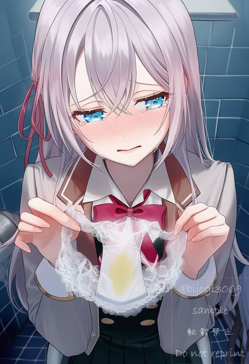 隣のトイレで汚されるアーリャさん Alisa Mikhailovna Kujou at toilet サンプル画像10