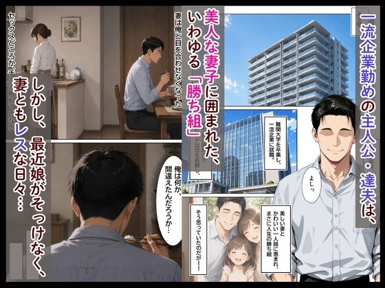 隣の部屋に住む爆乳黒ギャルが娘と喧嘩した当てつけに俺を射精管理してきた話 サンプル画像1