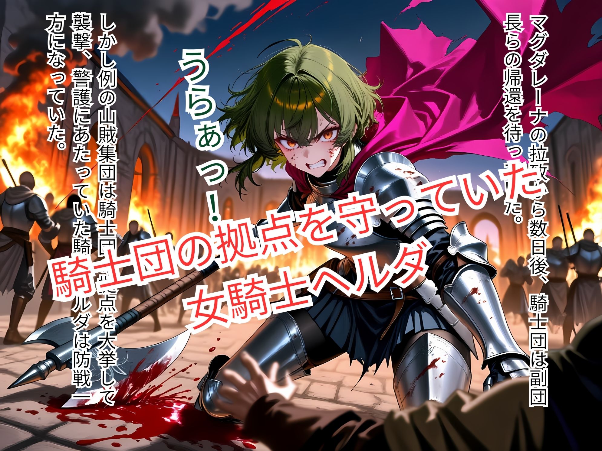 集団強●に堕とされた女騎士が、淫乱な「玩具」を志願するまで〜怒りの騎士の本性〜 サンプル画像2