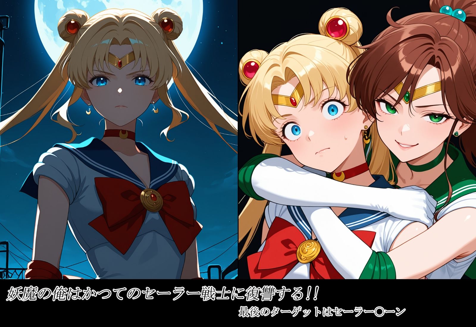 雑魚妖魔の俺がセーラー戦士を堕とすまで5 サンプル画像1