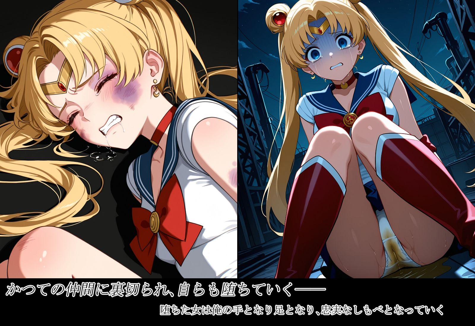 雑魚妖魔の俺がセーラー戦士を堕とすまで5 サンプル画像2