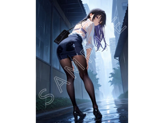 雨、濡れた先輩と僕の秘密。 サンプル画像1