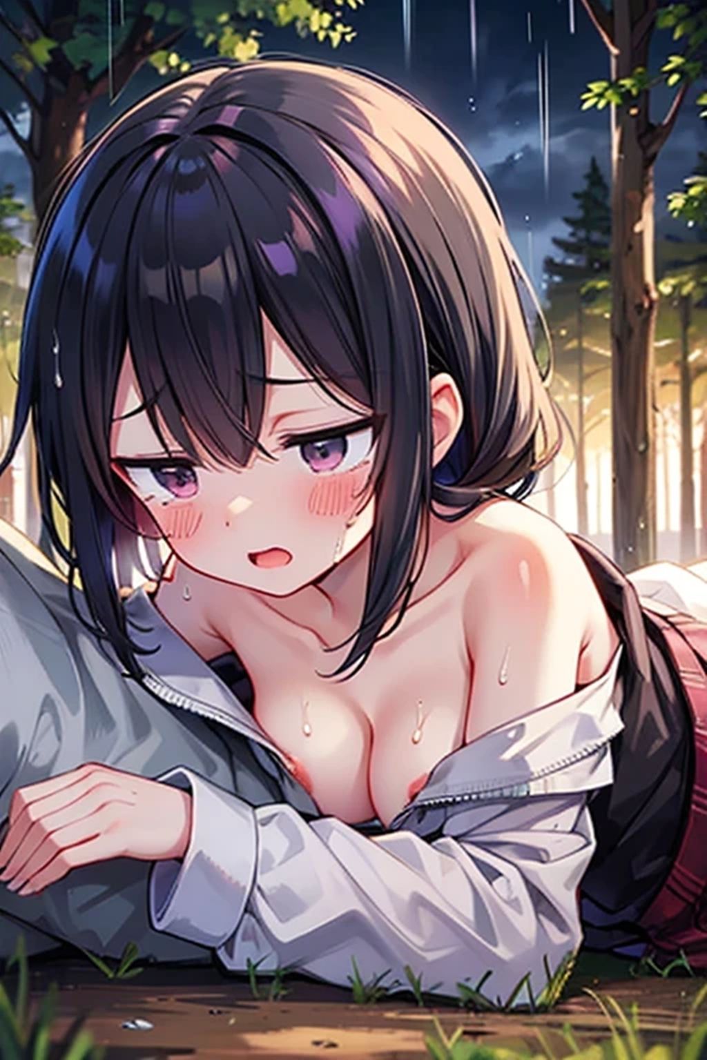 雨の日にだけ現れる爆乳モノノケ「梅雨子」さん。 サンプル画像7