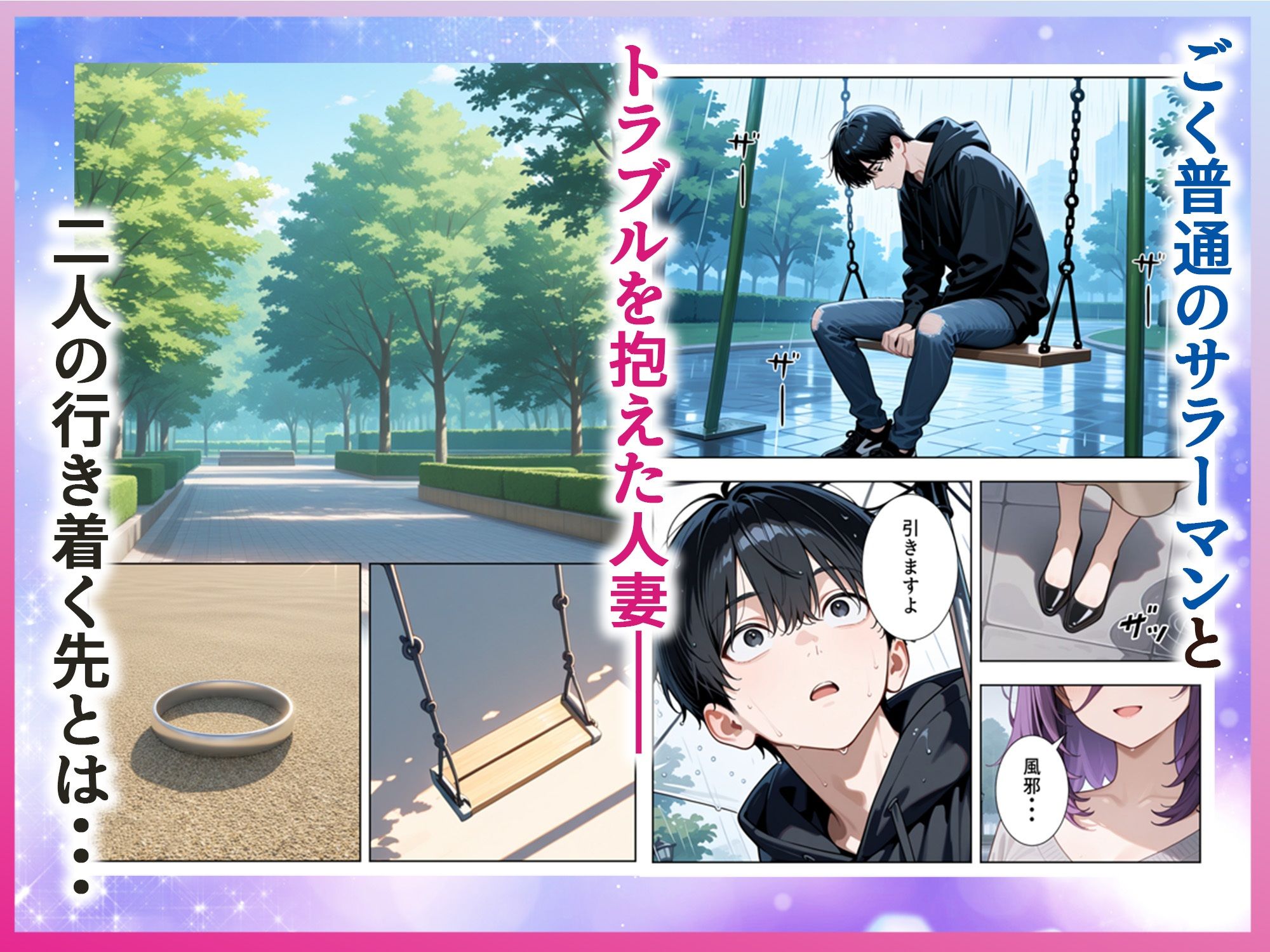 雨の日に出会った人妻とイチャらぶSEXするまで サンプル画像9