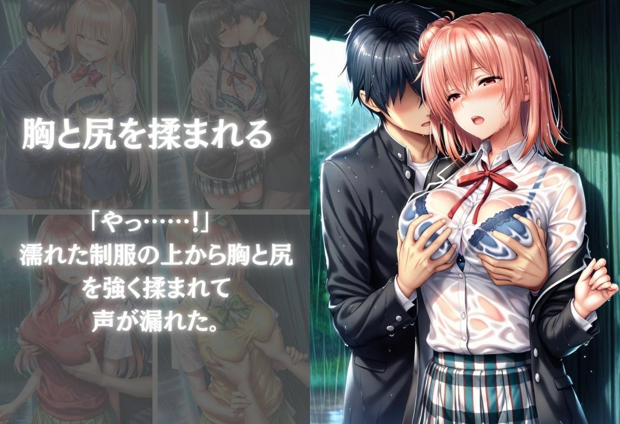 雨宿りの濡れ透け制服美少女を自宅で犯した話〜Vol.2〜 サンプル画像5