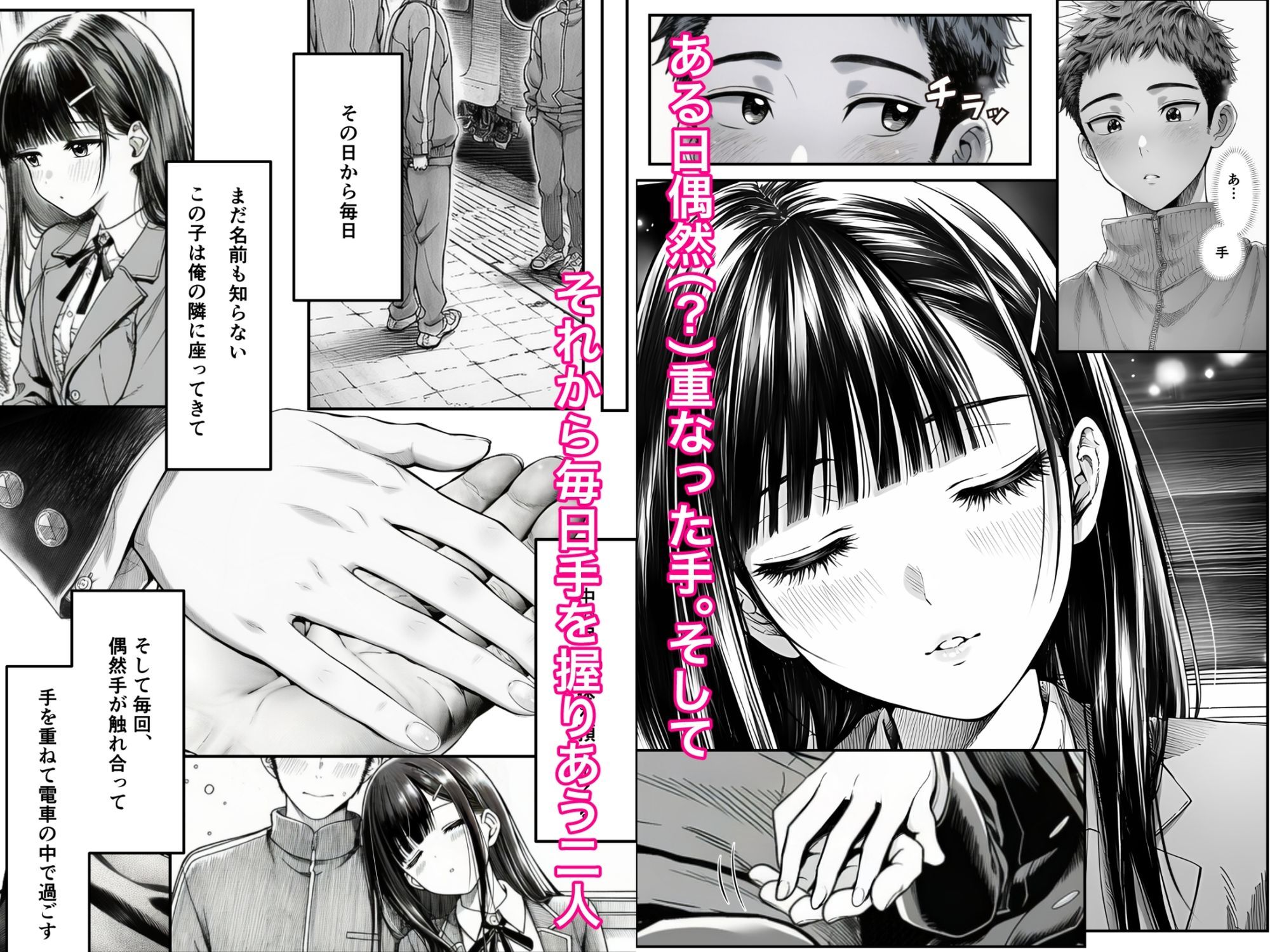 電車で何度も肩にもたれかかってくる女の子と、子作りセックスしてしまった サンプル画像3