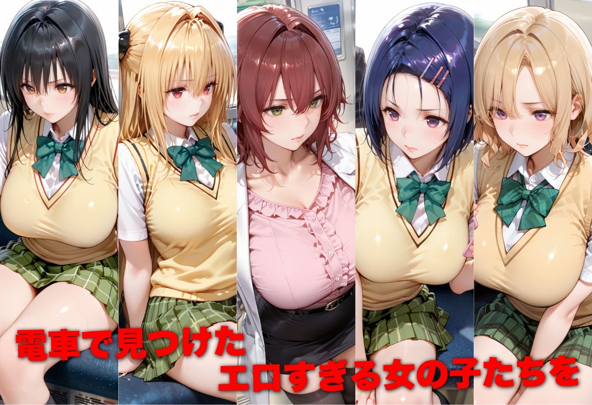 電車で痴●した美女をガラスに押し付けメス堕ちさせた話  ToL●VEる編 サンプル画像1